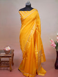 Banarasi Pure Katan Silk Plain Saree