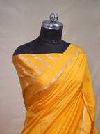Banarasi Pure Katan Silk Plain Saree