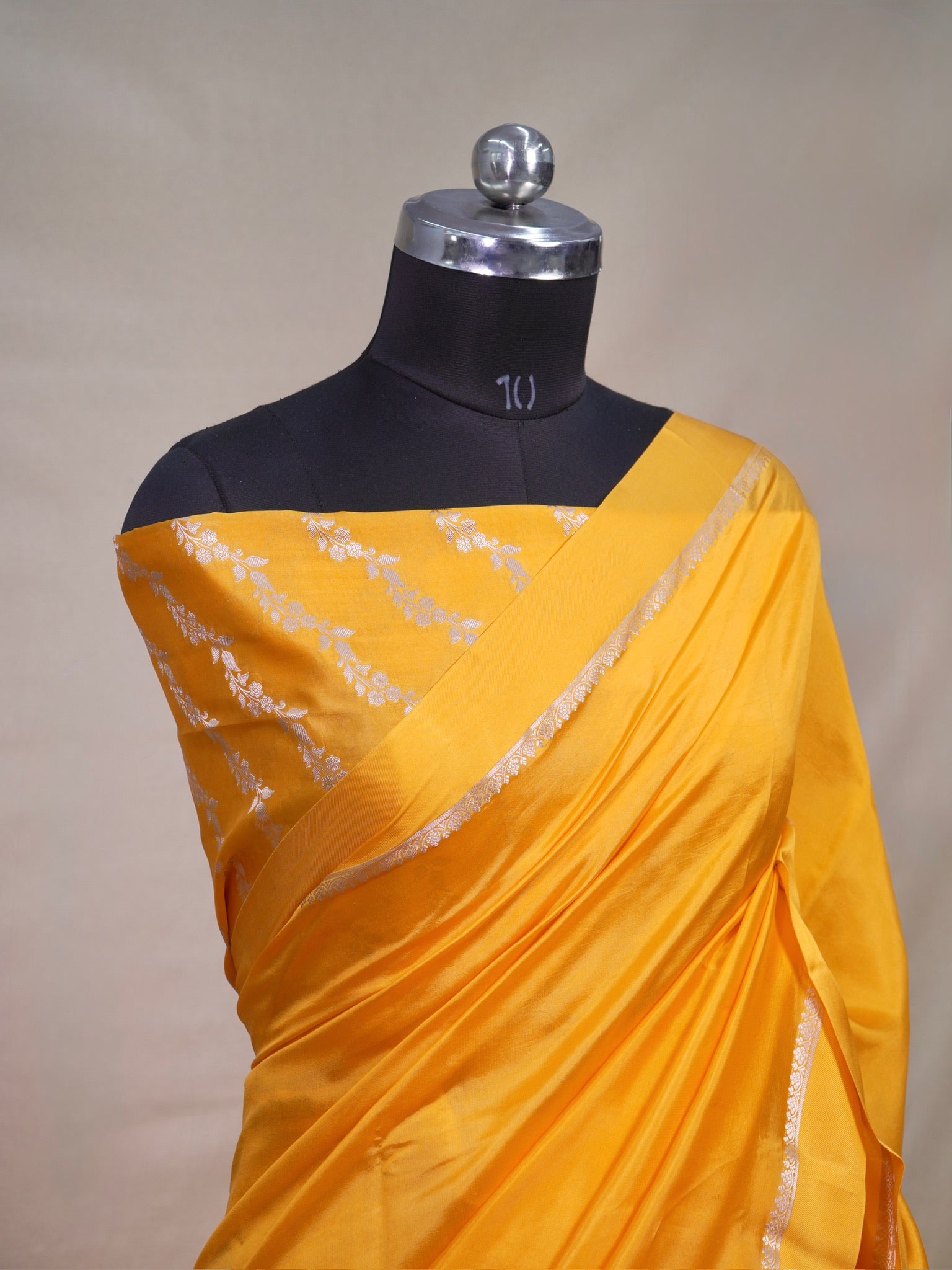 Banarasi Pure Katan Silk Plain Saree