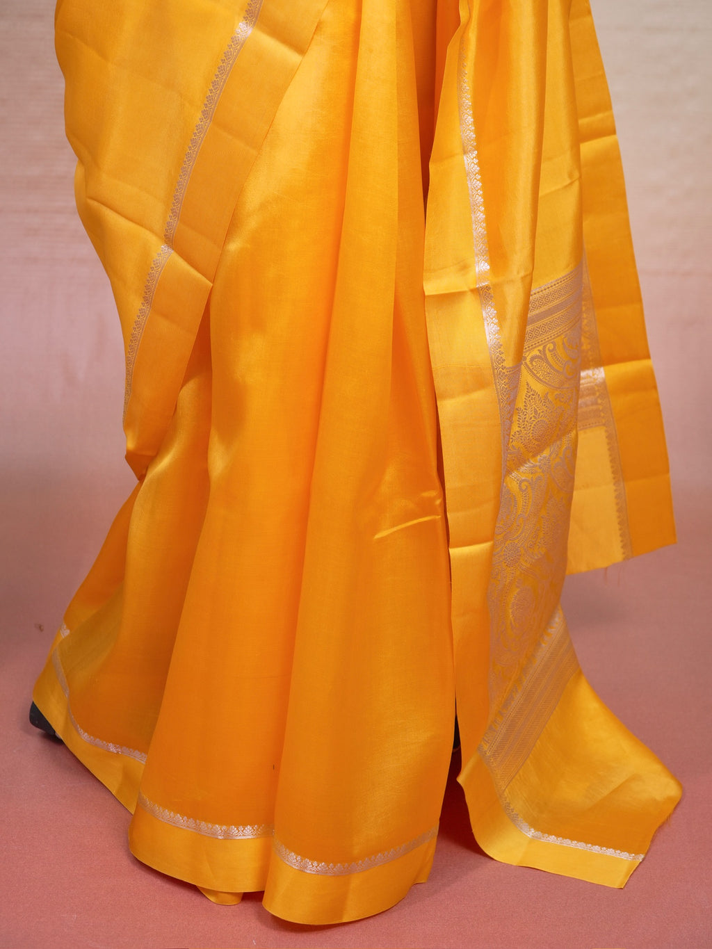 Banarasi Pure Katan Silk Plain Saree