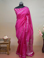 Banarasi Pure Katan Plain Saree