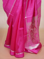 Banarasi Pure Katan Plain Saree