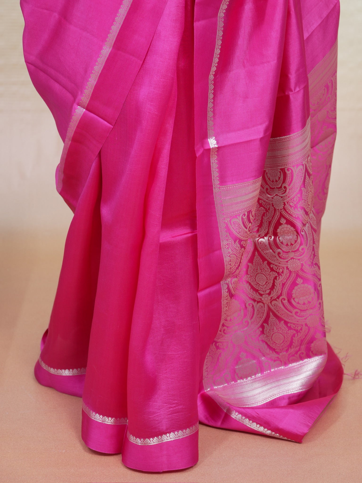 Banarasi Pure Katan Plain Saree