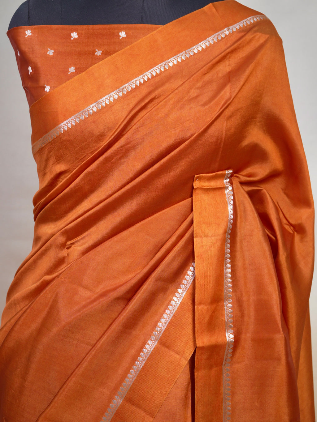 Banarasai Pure Katan Silk Plain Saree