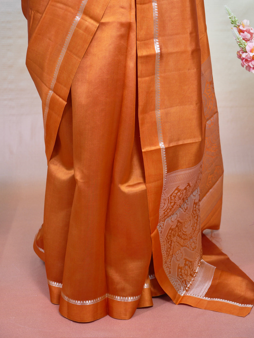 Banarasai Pure Katan Silk Plain Saree
