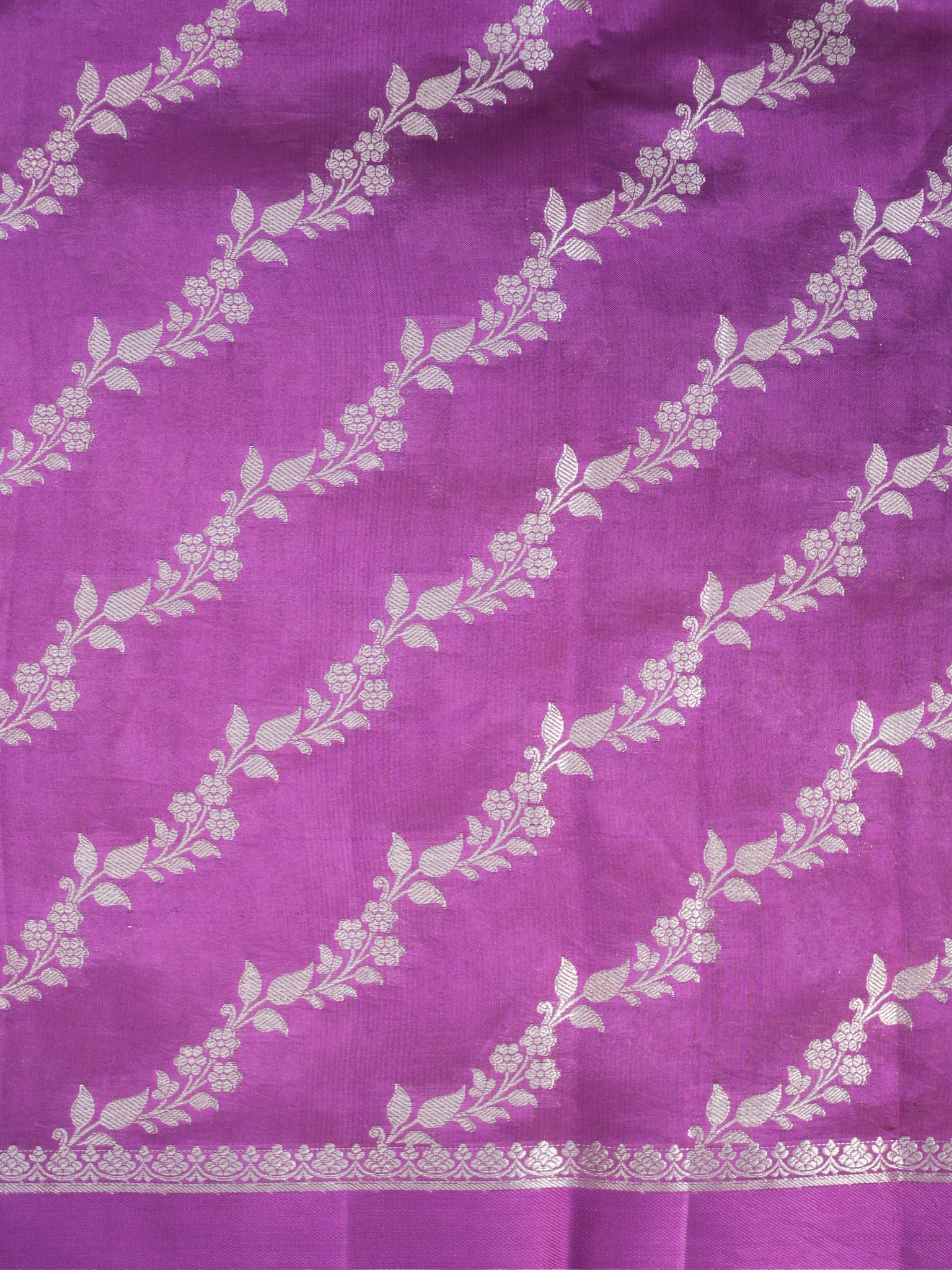 Banarasi Pure Katan Silk Plain Saree