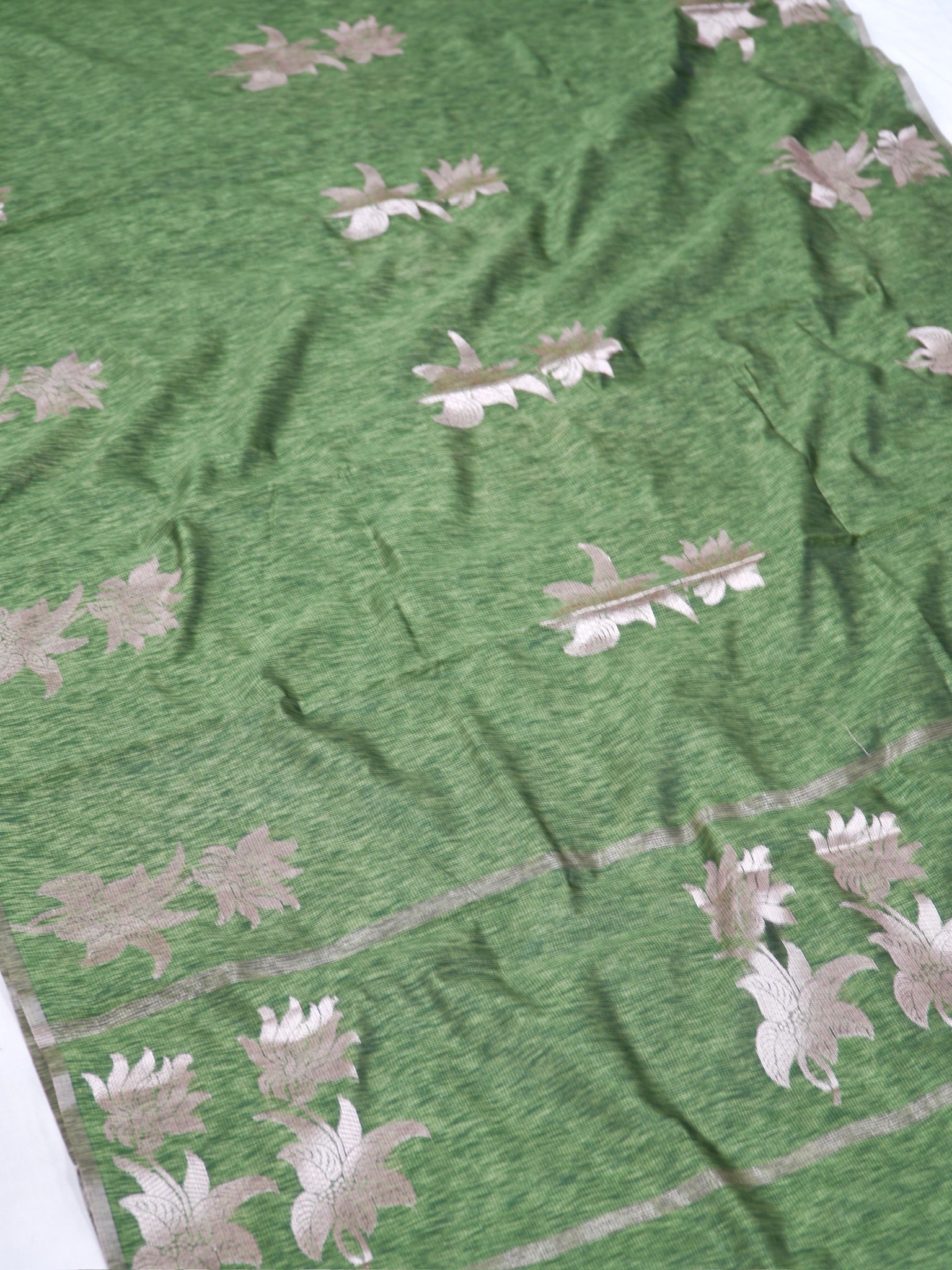 Banarasi Linen Soft Silk Saee