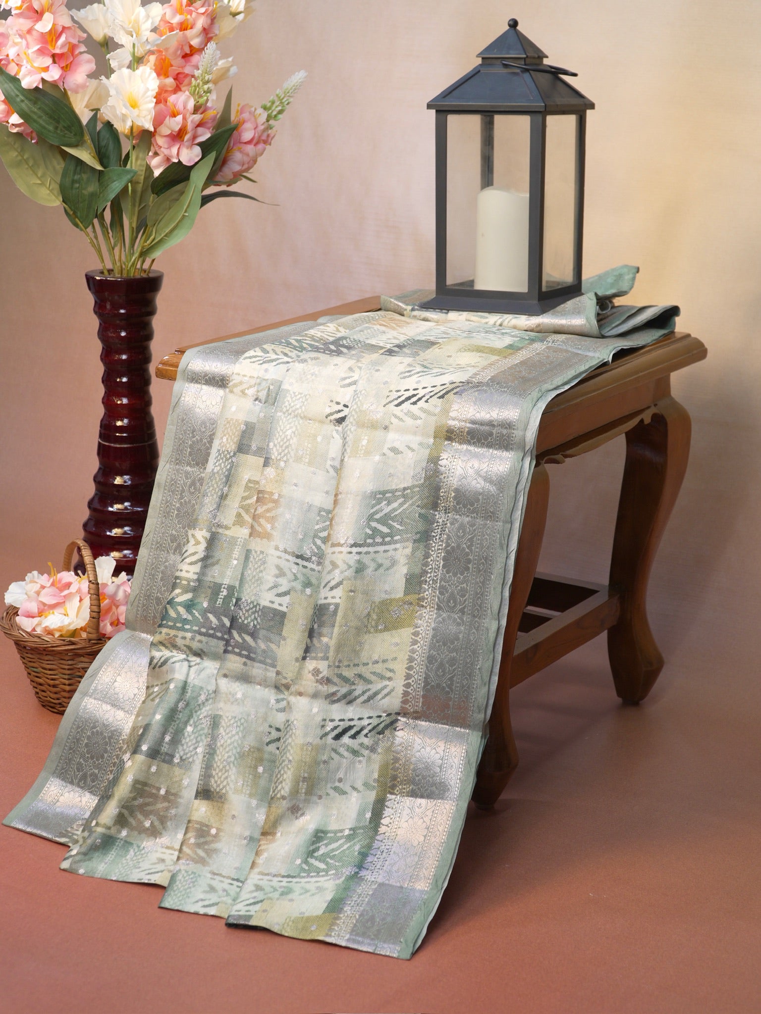 Banarasi Pure Katan Digital Print Saree