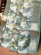 Banarasi Pure Katan Digital Print Saree