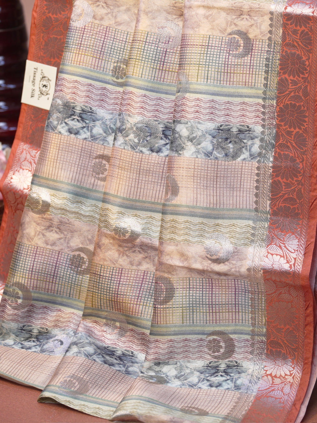 Banarasi Pure Katan Silk Digital Print Saree