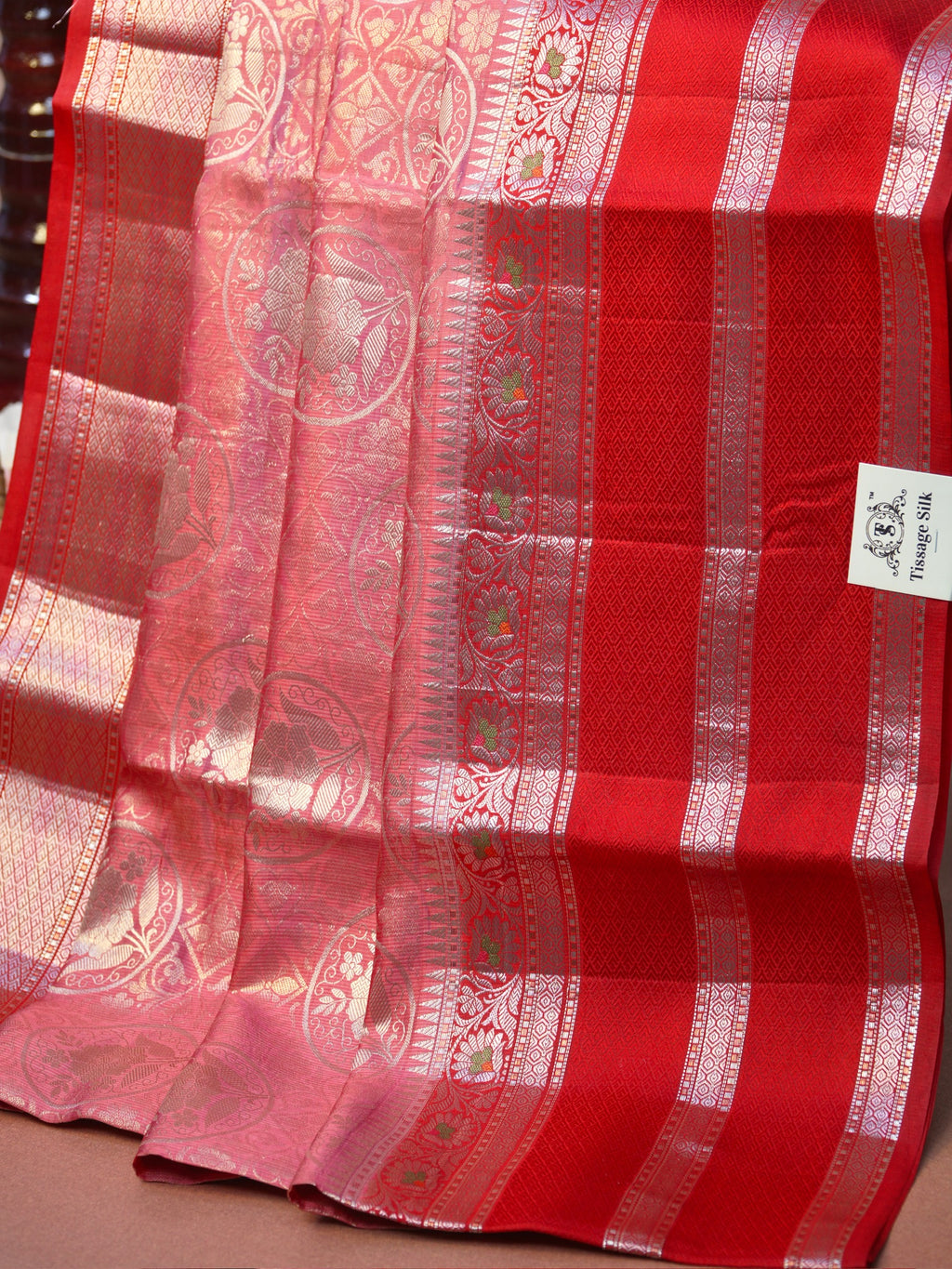 Banarasi Pure Katan Reshmi Zari Silk  Saree