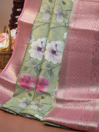 Banarasi Pure Katan Digital Print Saree