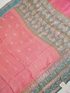 Banarasi Pure Katan Kalamkari Brocade Saree