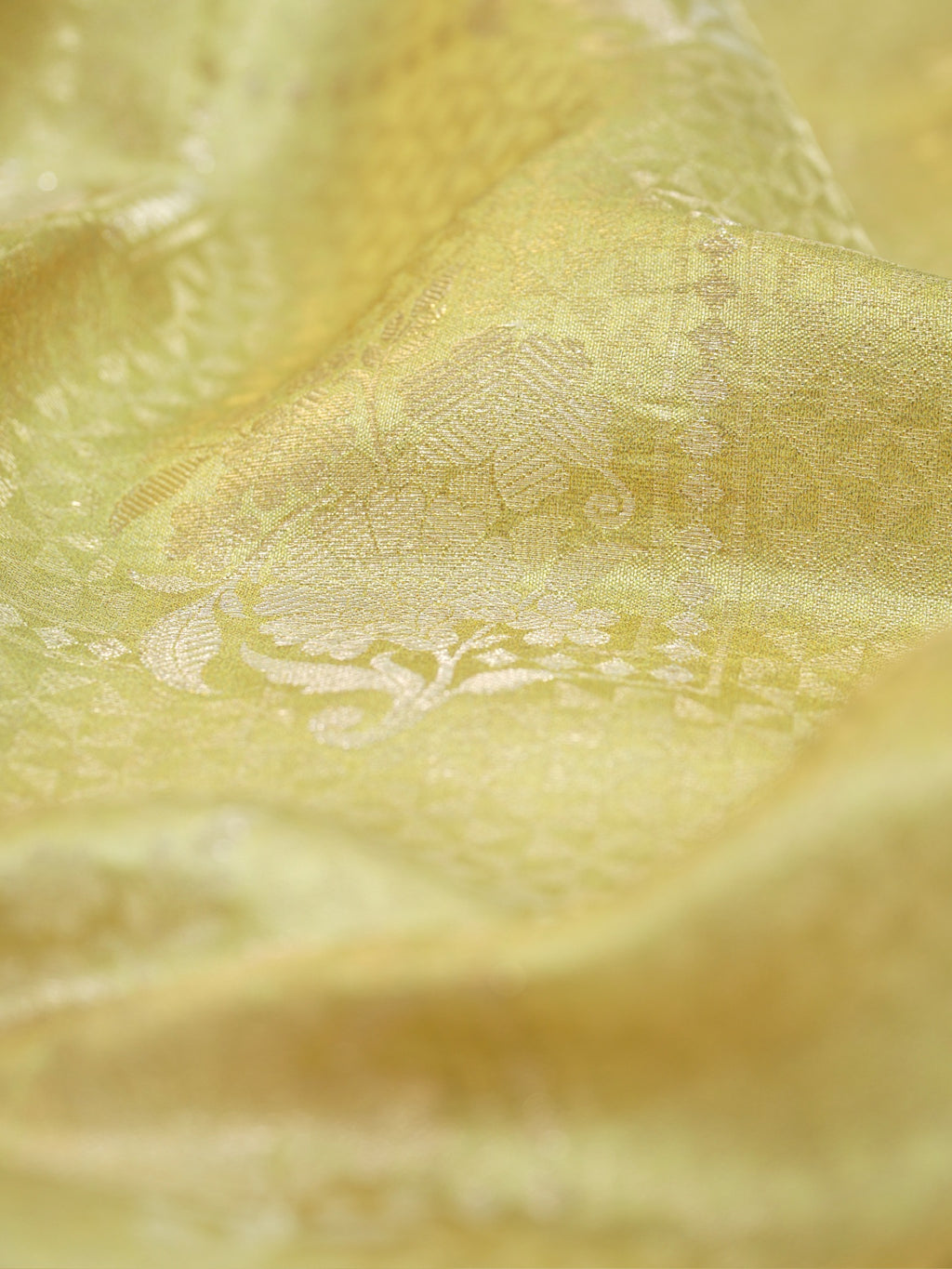 Banarasi Pure Katan Kalamkari Brocade Saree