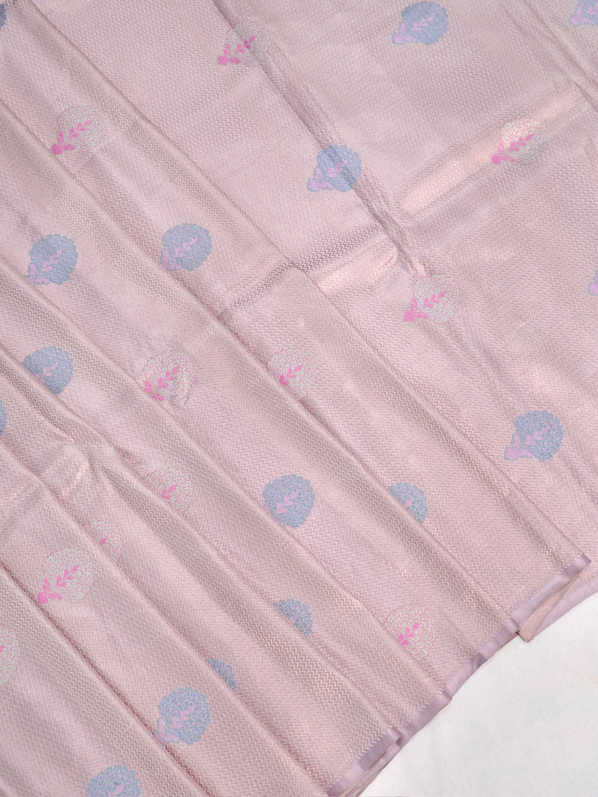 Handloom Banarasi Pure Katan Silk Brocade Fabric