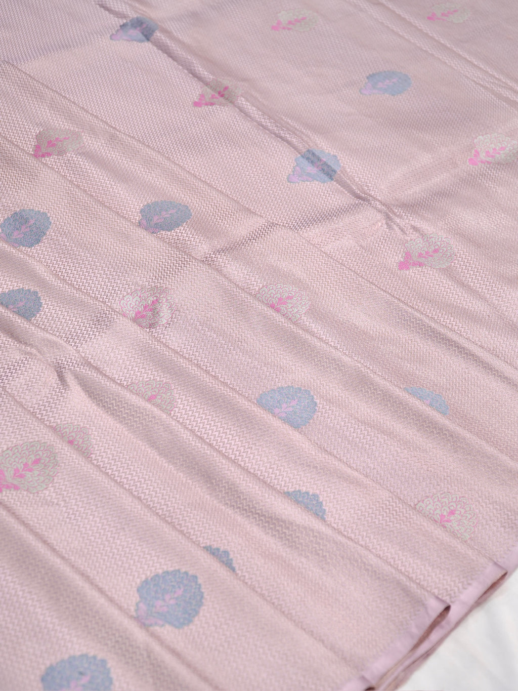 Handloom Banarasi Pure Katan Silk Brocade Fabric