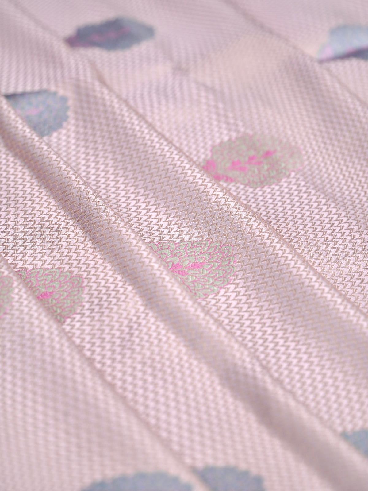 Handloom Banarasi Pure Katan Silk Brocade Fabric