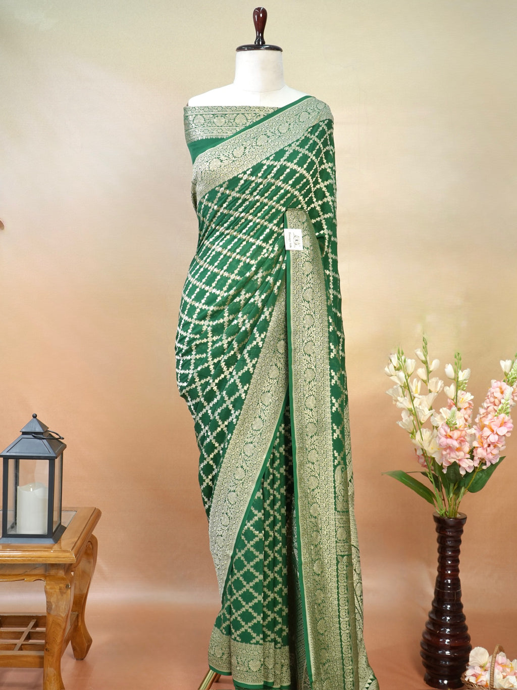 Banarasi Pure Khaddi Georgette Saree