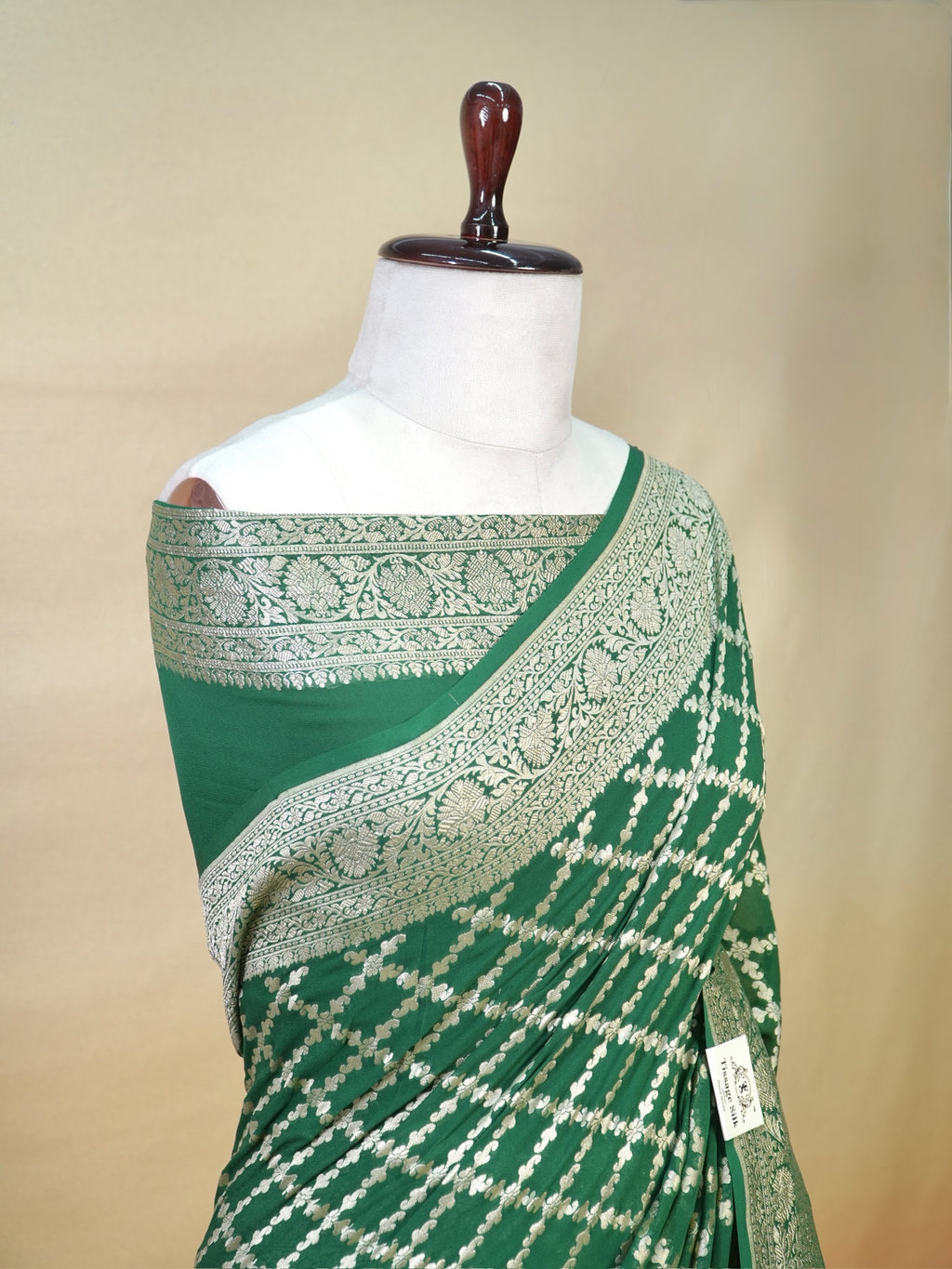 Banarasi Pure Khaddi Georgette Saree
