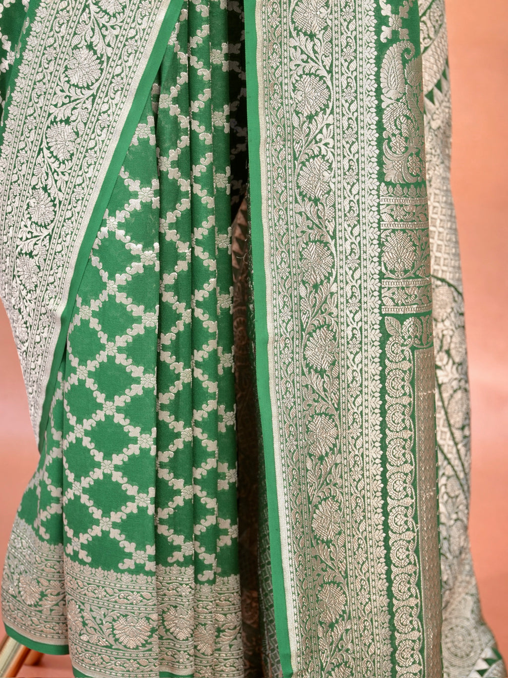 Banarasi Pure Khaddi Georgette Saree