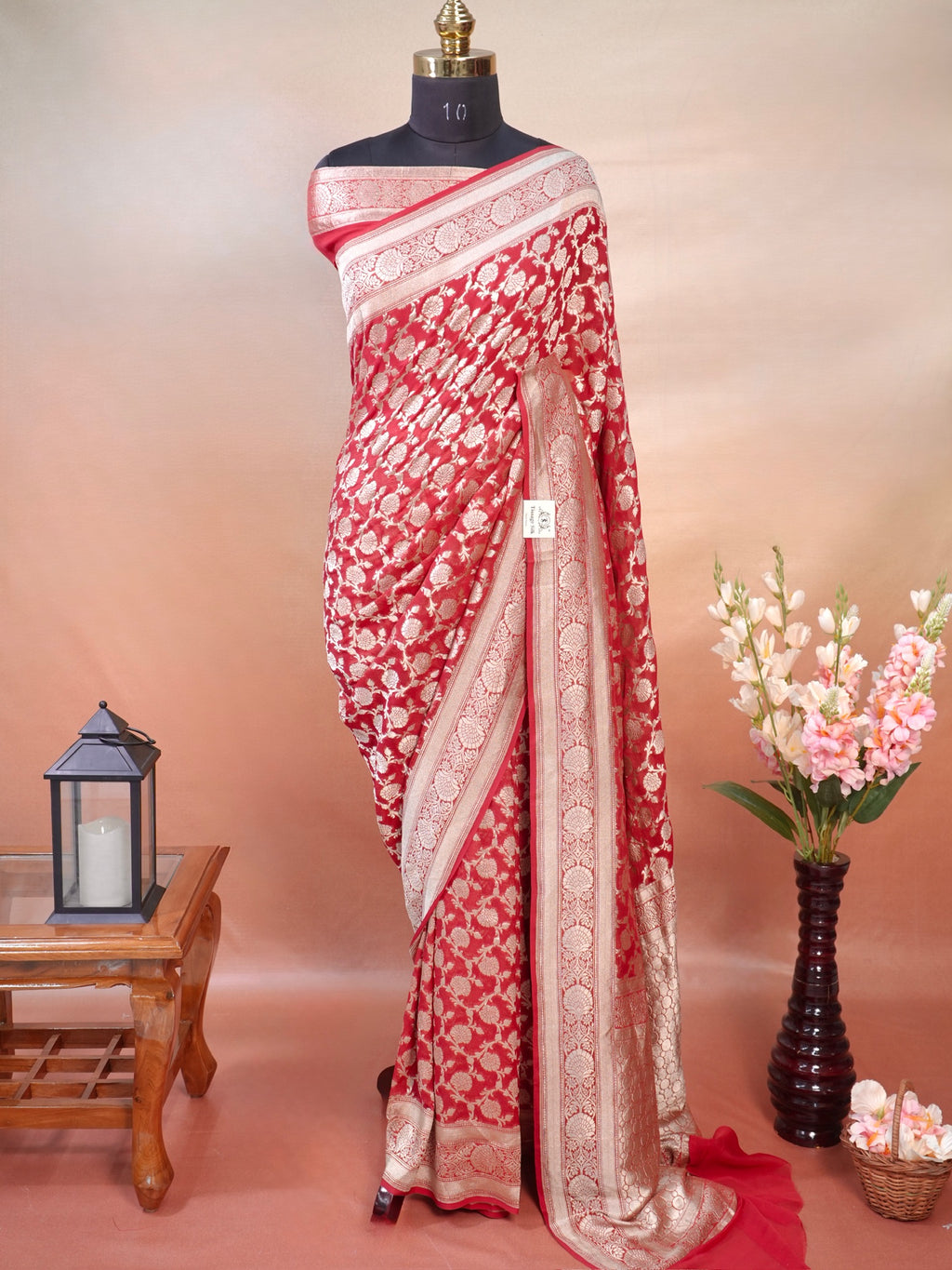 Banarasi Pure Khaddi Georgette Saree