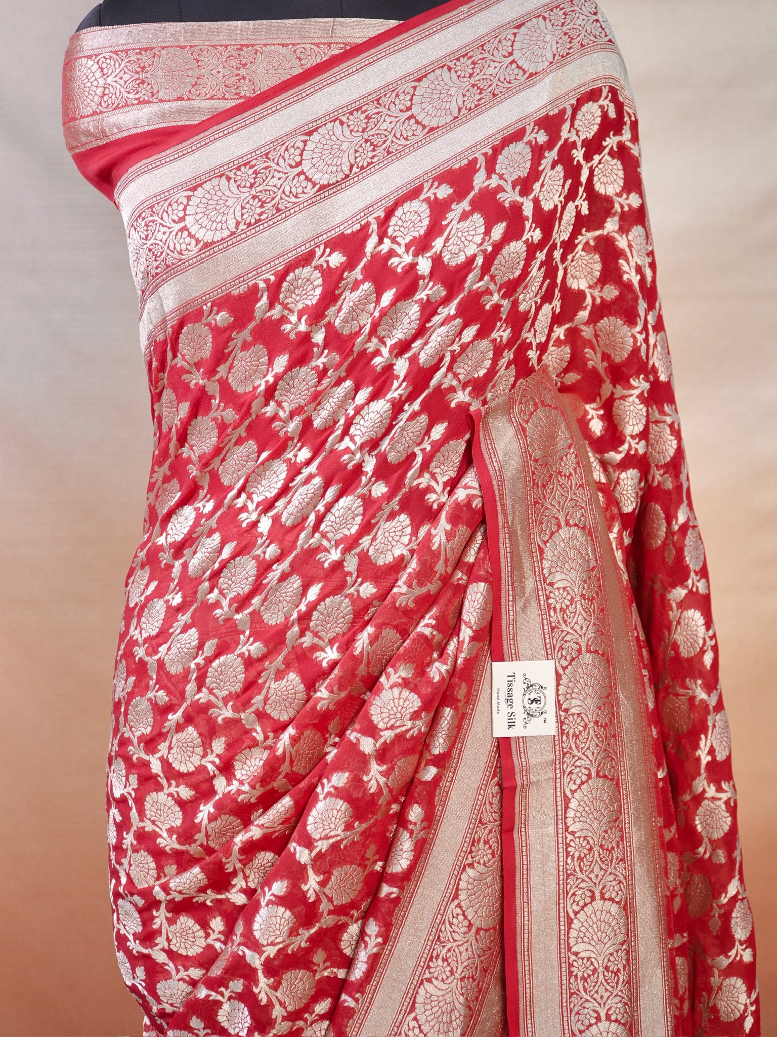 Banarasi Pure Khaddi Georgette Saree