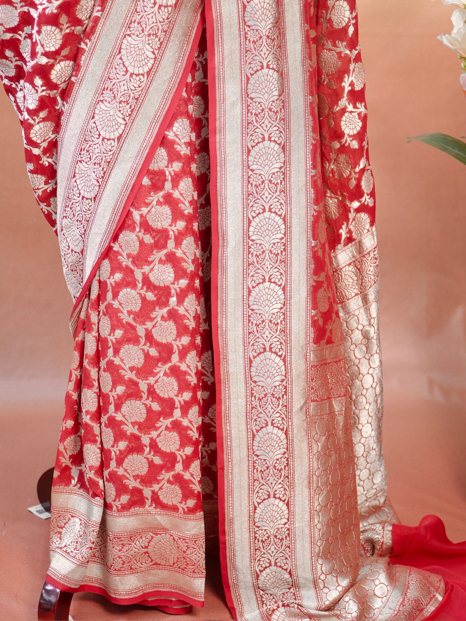 Banarasi Pure Khaddi Georgette Saree