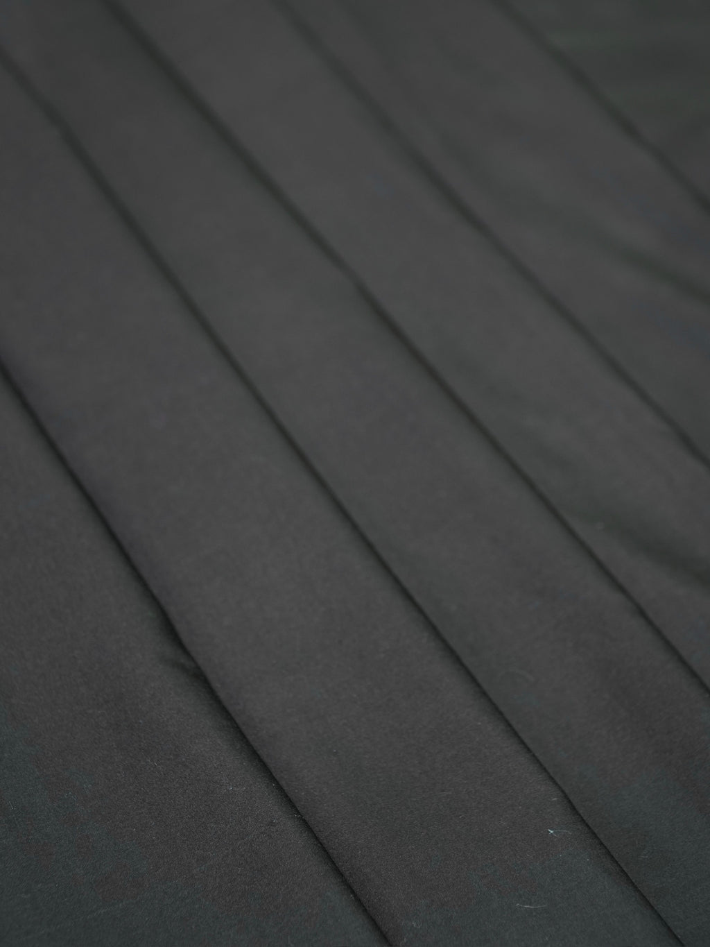 Midnight Black Banarasi Pure Katan Silk Satin Fabric