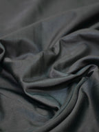 Midnight Black Banarasi Pure Katan Silk Satin Fabric