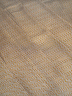 Banarasi Pure Katan Silk Zigzag Handloom Sona Mina fabric