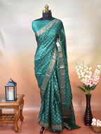 Banarasi Pure Tussar Silk Saree