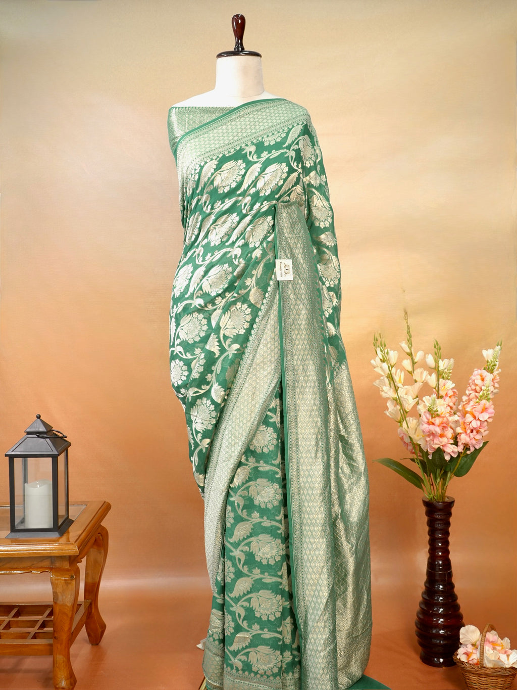 Banarasi Pure Khaddi Georgette Saree