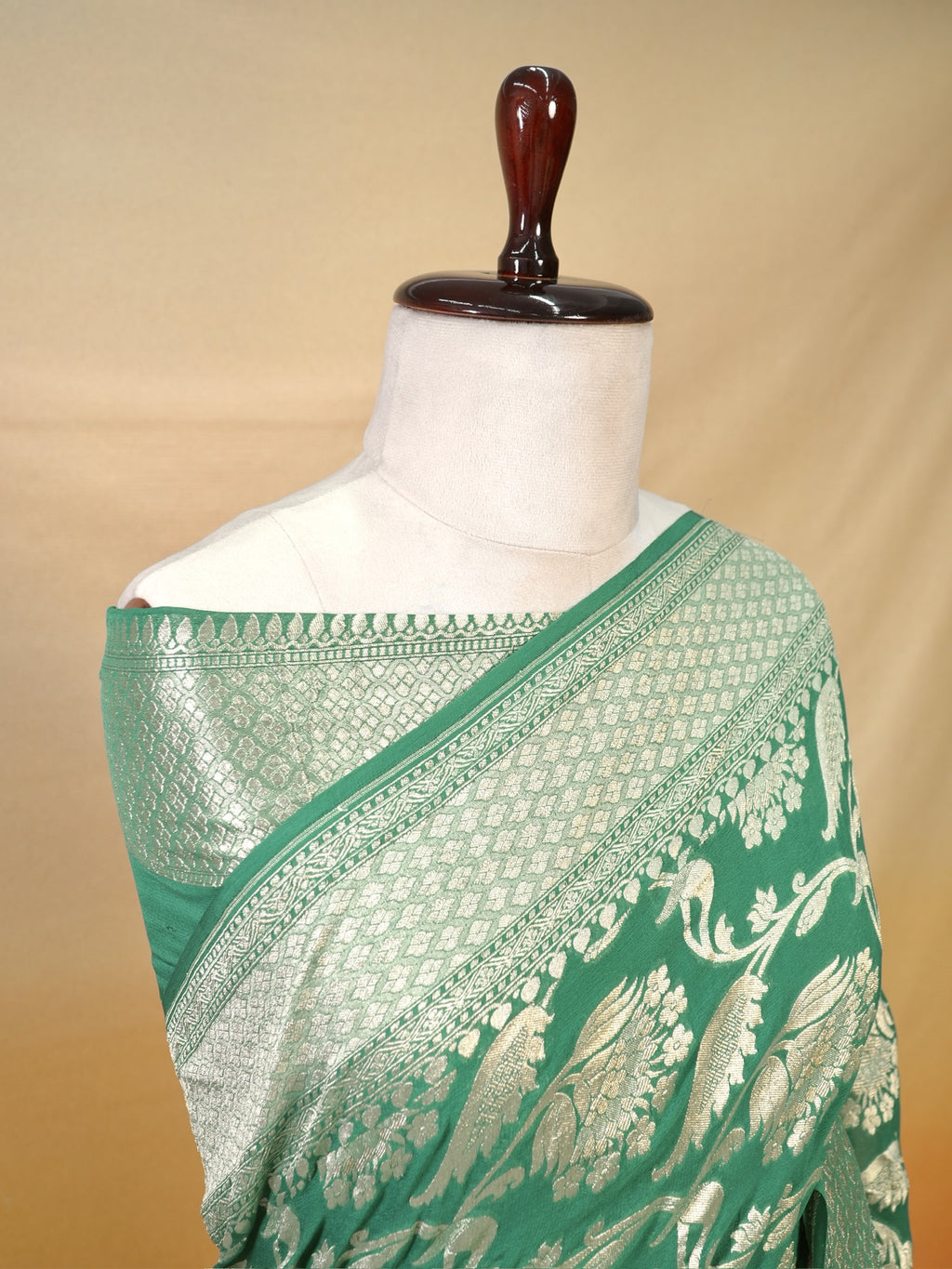 Banarasi Pure Khaddi Georgette Saree