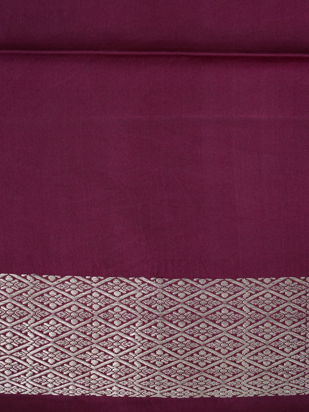 Wine Handwoven Banarasi Pure Mushru Silk Saree