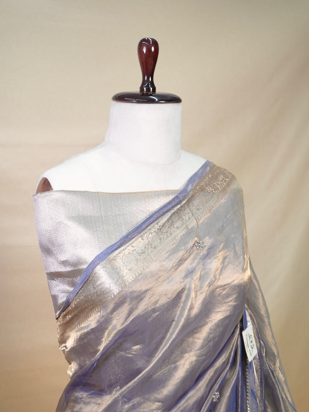 Banarasi Pure Tissue Handwork Zardozi Silk Saree