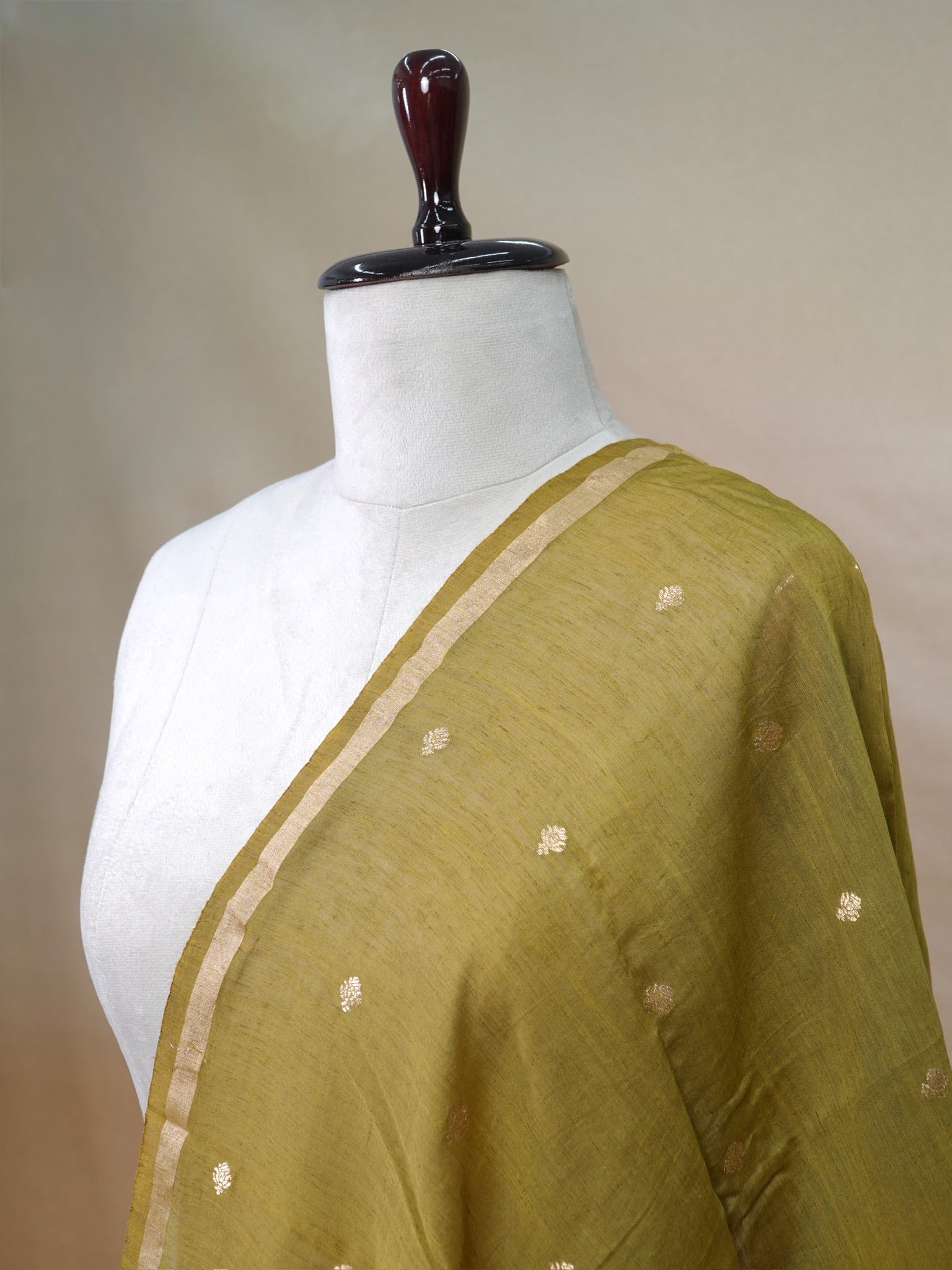 Handwoven Banarasi Pure Munga Silk Dupatta