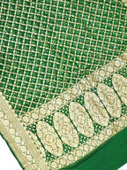 Banarasi Pure Georgette Bandhej Dupatta – Green