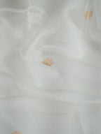 Handwoven Banarasi Pure Kora Organza Silk Dupatta (Dyeable)