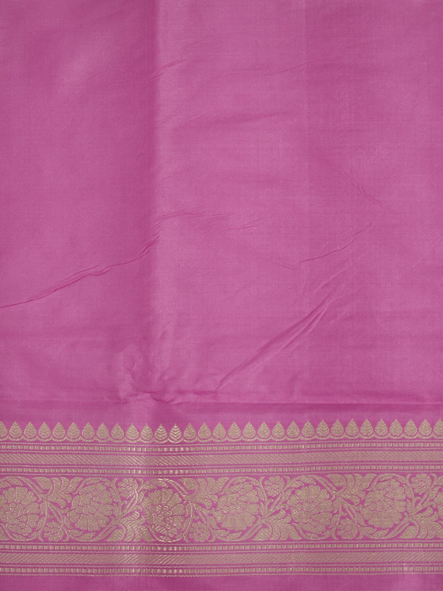 Handwoven Banarasi Pure Katan Silk Kadhwa Unstitched Suit 3-Piece Set – Soft Pink with Silver Zari