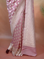 Banarasi Pure Muga Silk Saree with Reshmi Zari Work – Handloom Cutwork
