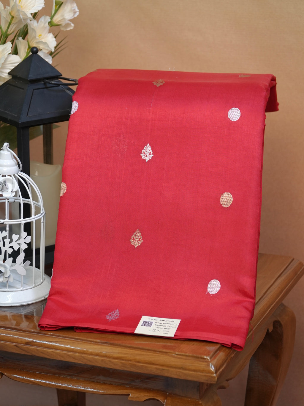 Banarasi Pure Katan Silk Handwoven Kadhuva Saree