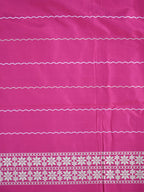 Pistachio Green & Rani Pink Banarasi Pure Katan Silk Kadhwa Saree with Tilfi Meenakari Border
