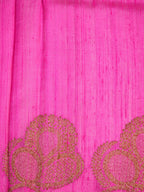 Handwoven Banarasi Pure Raw Matka Silk Saree with Antique Zari Work