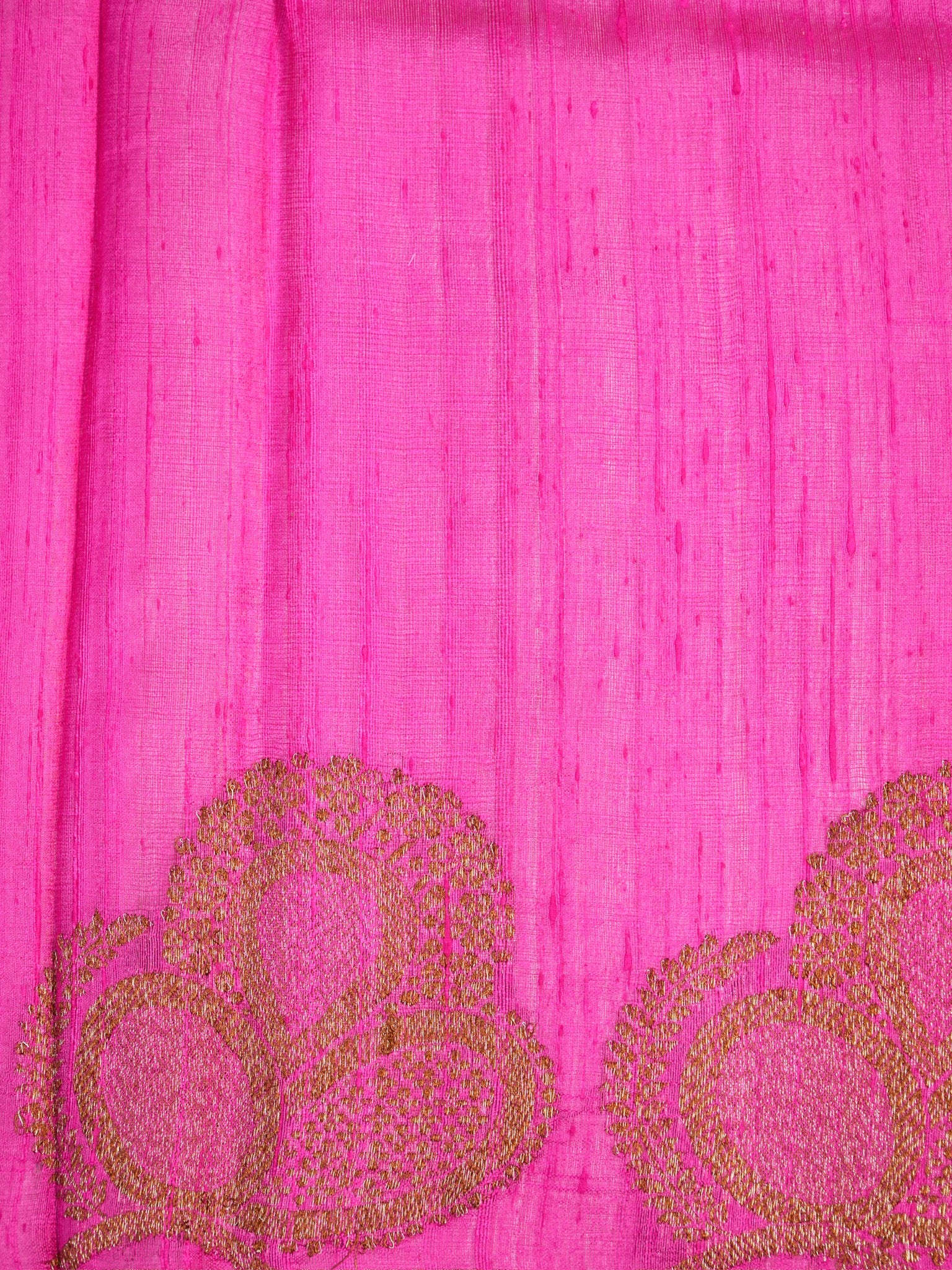 Handwoven Banarasi Pure Raw Matka Silk Saree with Antique Zari Work
