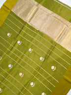 Banarasi Pure Katan Silk Handwoven Kadhuva Saree