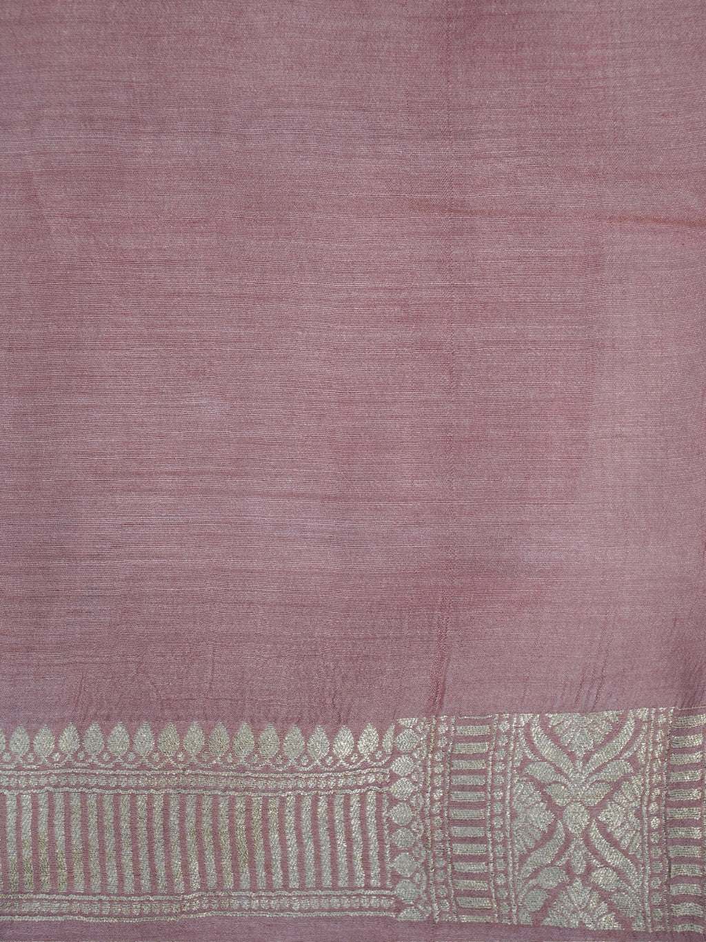 Banarasi Pure Muga Silk Saree with Reshmi Zari Work – Handloom Cutwork