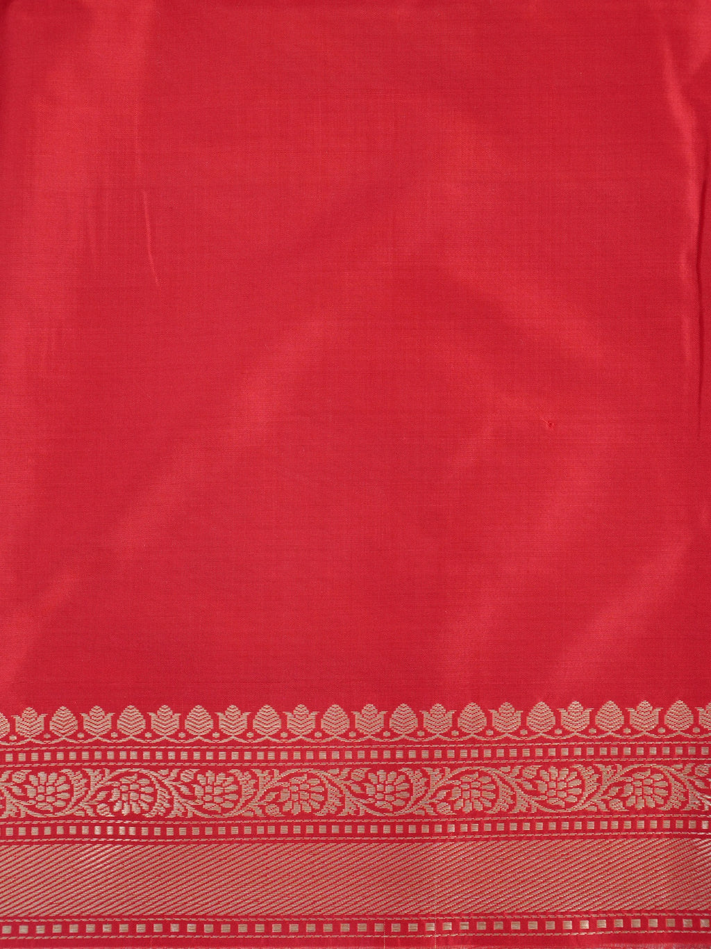 Color-Blocked Royal Blue, Teal & Emerald Green Banarasi Pure Katan Silk Kadhwa Saree with Contrast Red Pallu