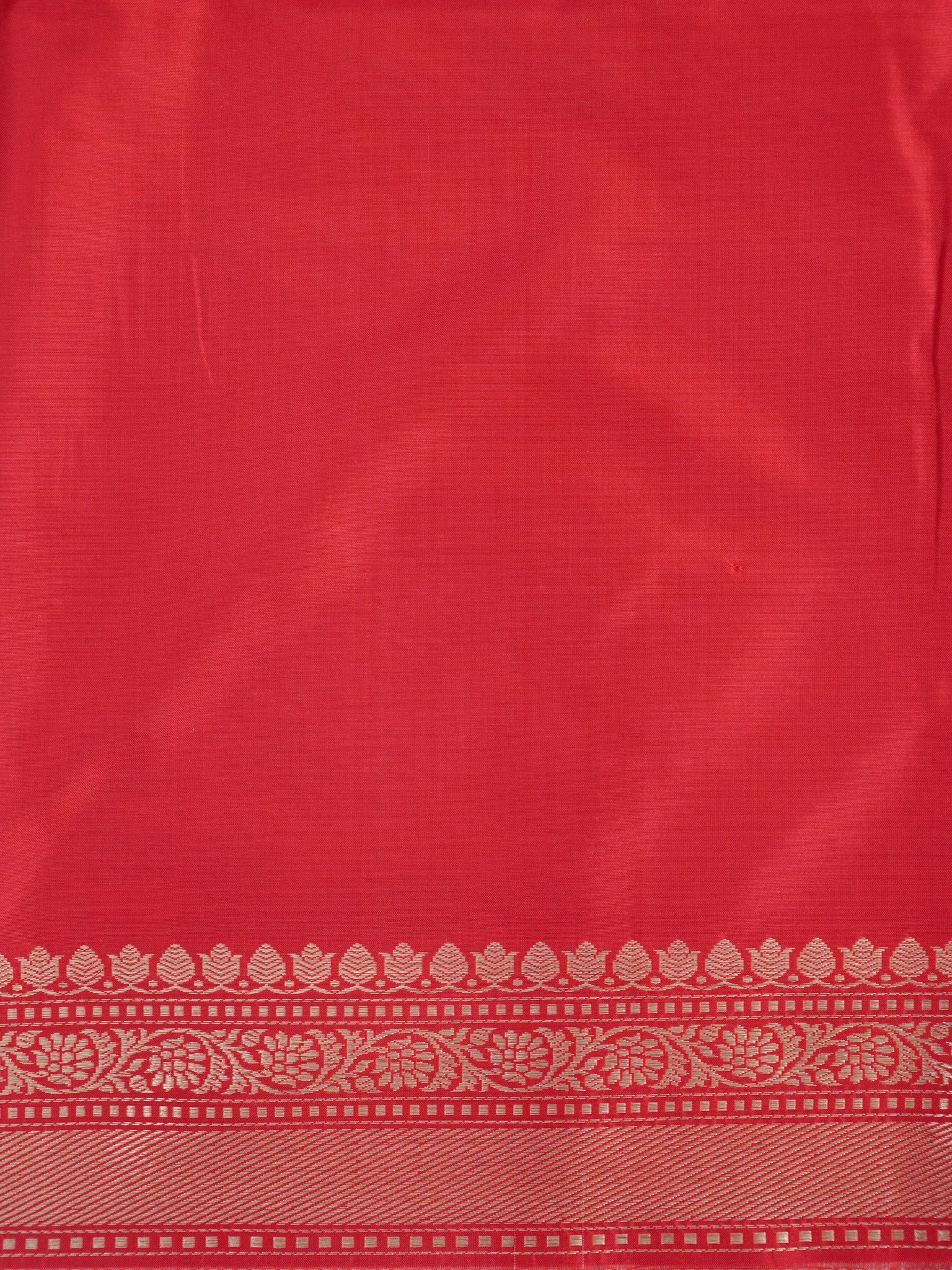 Color-Blocked Royal Blue, Teal & Emerald Green Banarasi Pure Katan Silk Kadhwa Saree with Contrast Red Pallu