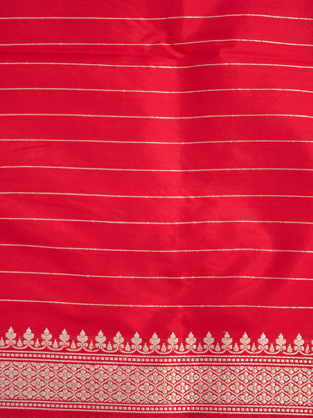 Bridal Red Handwoven Banarasi Pure Katan Silk Kadhwa Saree