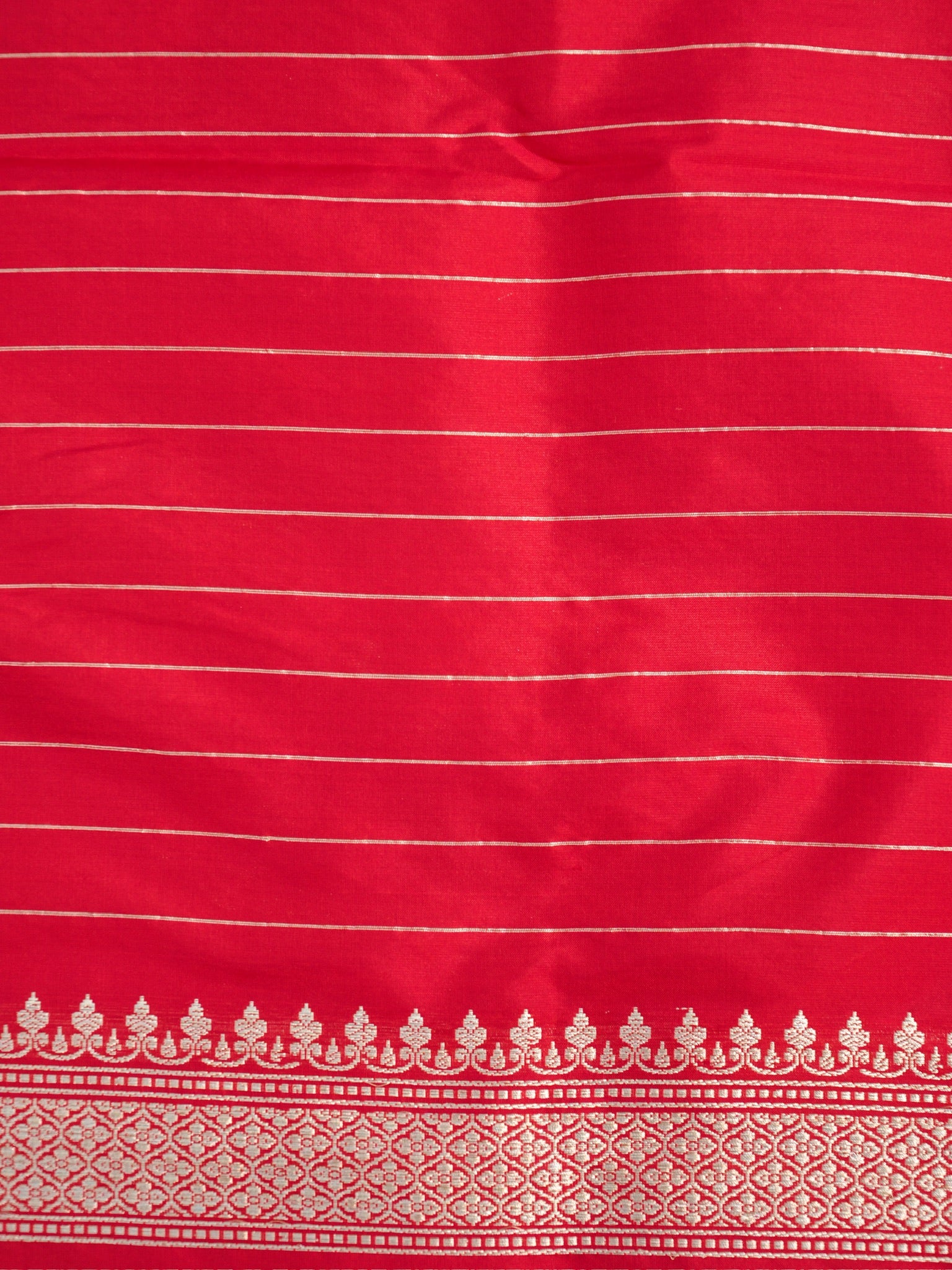 Bridal Red Handwoven Banarasi Pure Katan Silk Kadhwa Saree